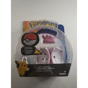 Pokemon Tomy 4 Ditto Figure And Pokeball